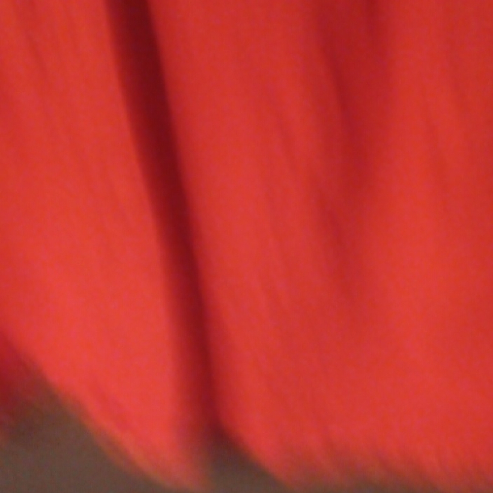 Umgee Red Boho Button-Front Blouse - image 4